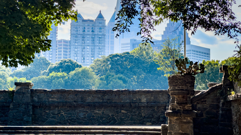 A view of the Atlanta skyline from Piedmont Park