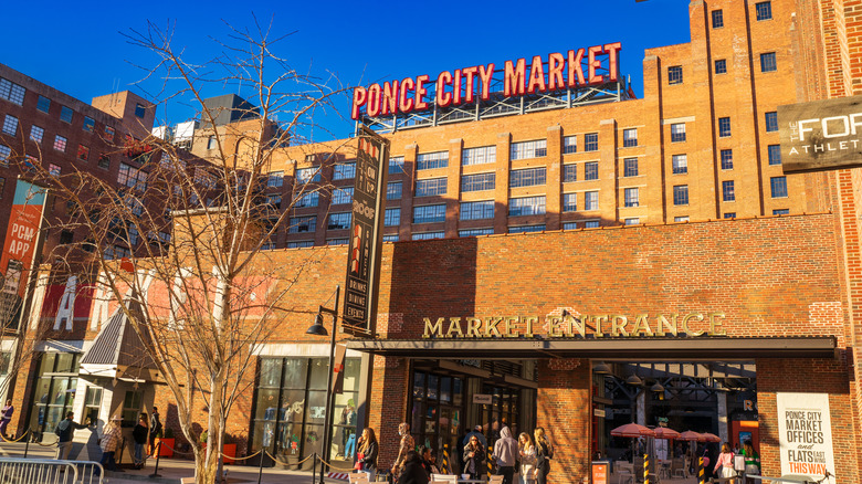 The entrance to Ponce City Market in Atlanta