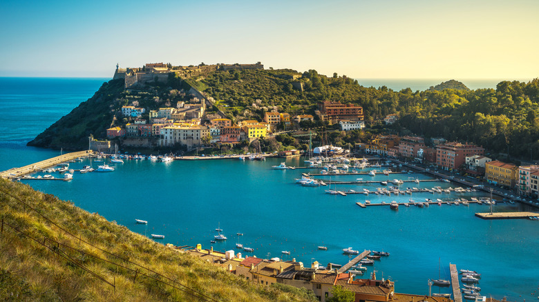 Porto Ecole, Monte Argentario ariel shot