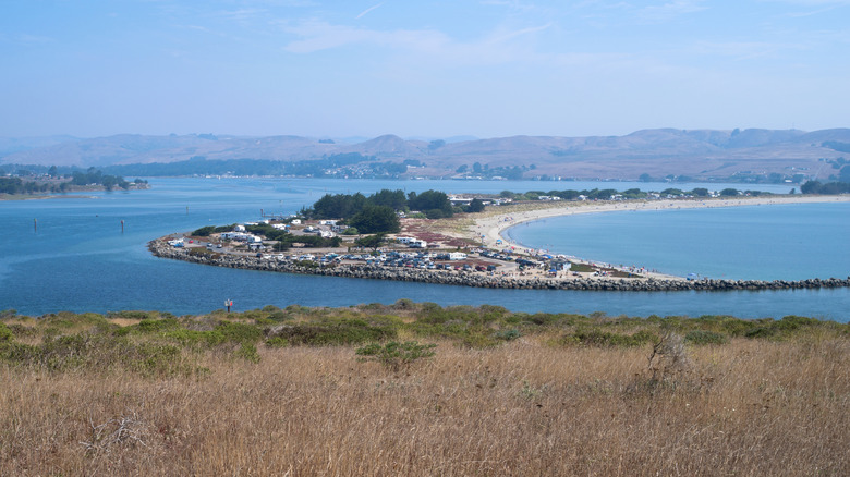 Doran Park in Sonoma County California from a distance.