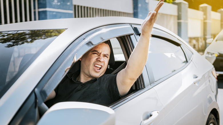 angry driver