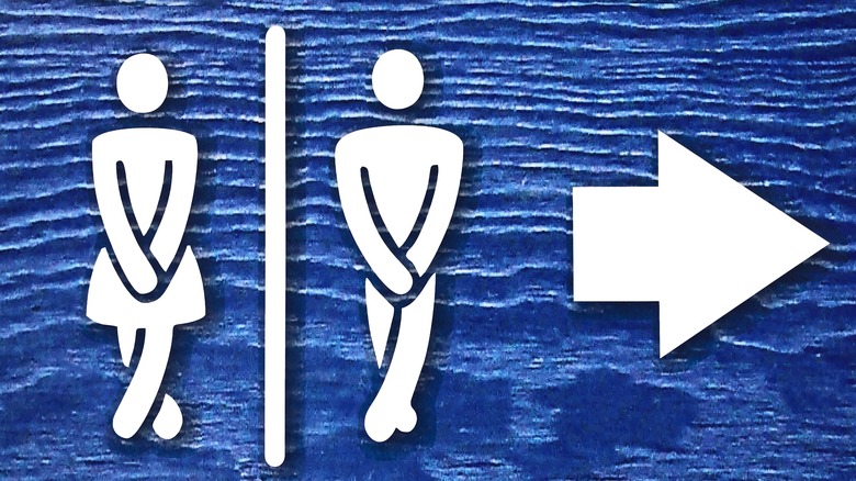 Bathroom sign