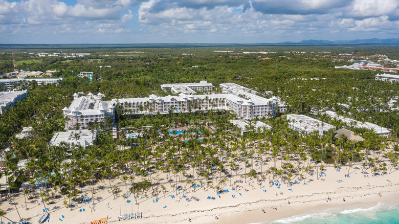 Aerial shot of Riu Republica hotel