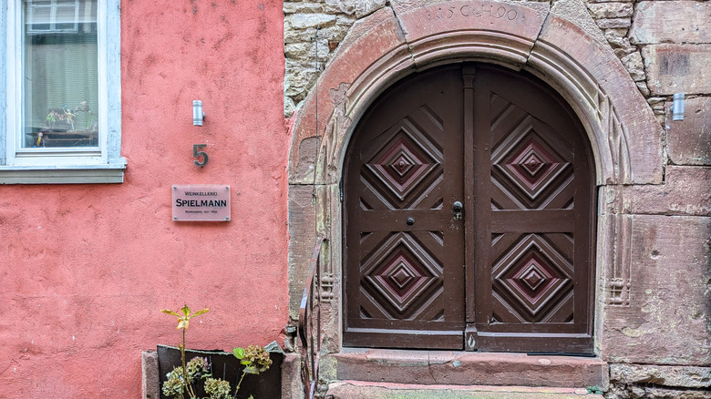Old wine cellar in the Baden region of Germany