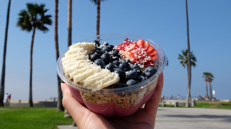 Acai bowl in California