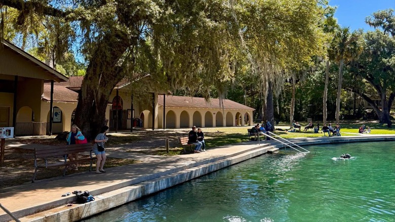 The pool at De León Springs State Park