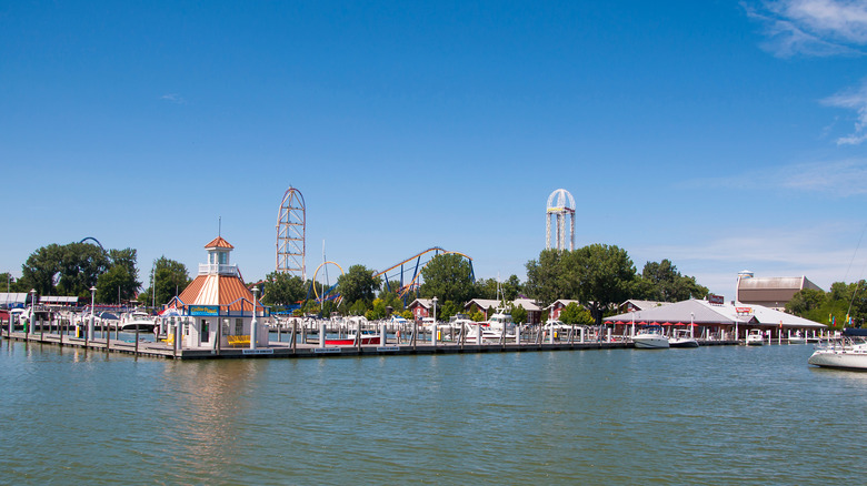 Amusement park on the water