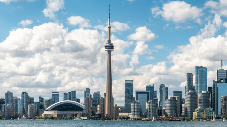 View of CN Tower in Toronto