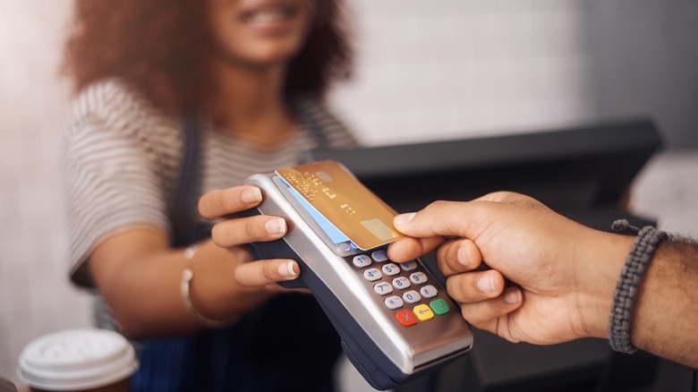 Paying with credit card