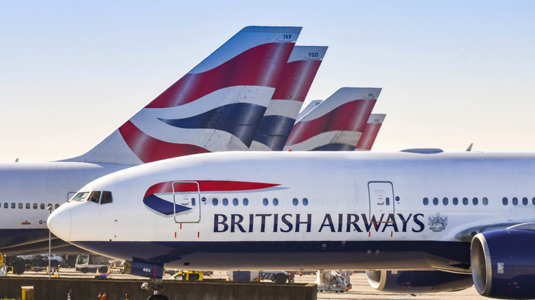 British Airways jet