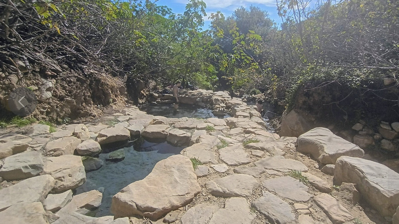 two natural pools at Montecito Hot Springs