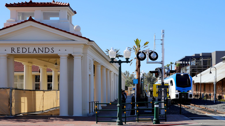 Redlands train station, University of Redlands
