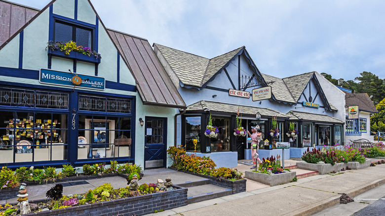 Downtown Cambria Victorian-era buildings Main street