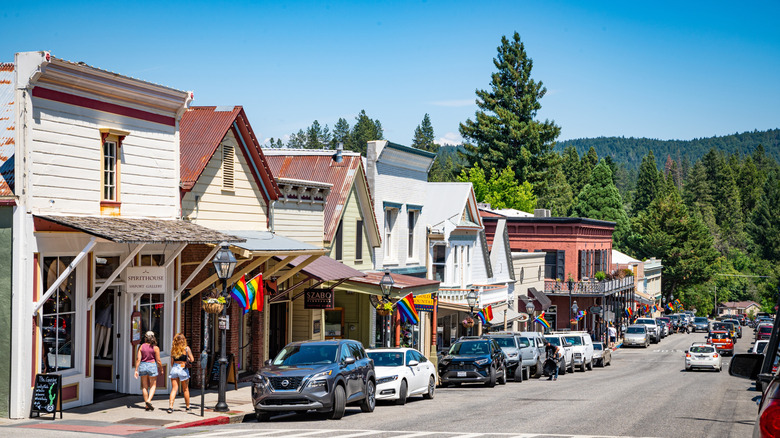 Walkable streets of Nevada City