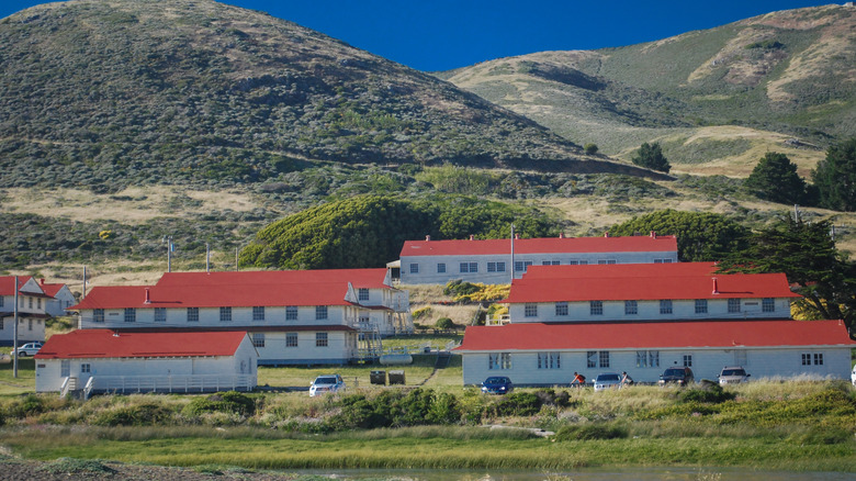 the original buildings at Fort Cronkhite in the Golden Gate National Recreation Area California