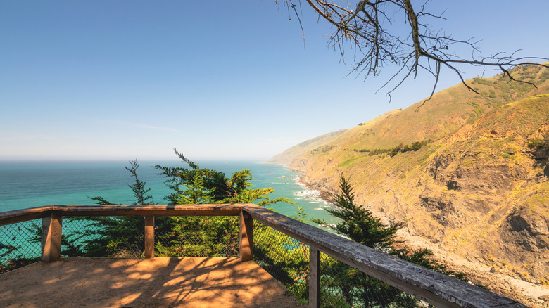 Ragged Point showing mountain and ocean