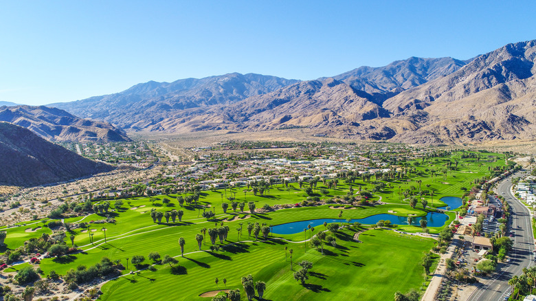Aerial view of Palm Desert
