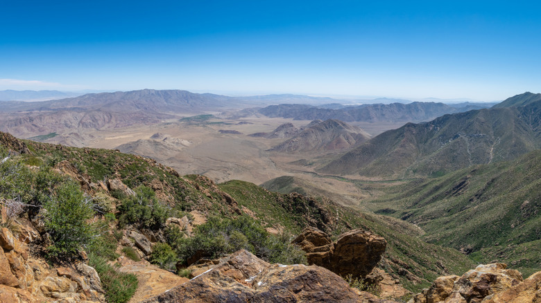 the mountains landscape in Cleveland National Forest in Southern California