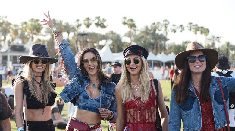 Coachella festival goers Indio CA