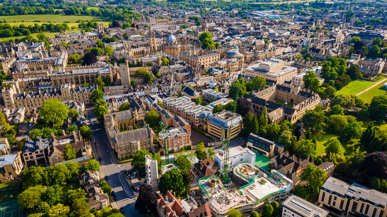 aerial view of Oxfrod