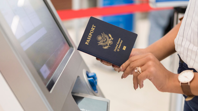 U.S. passport kiosk