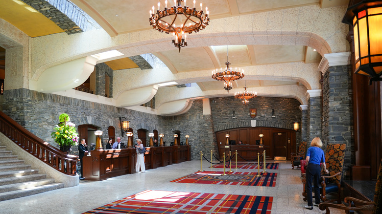 Banff Springs Hotel lobby