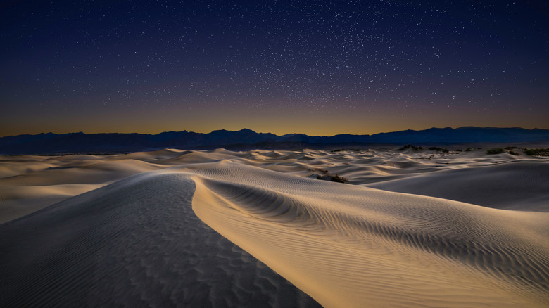 Death Valley Dunes under the stars