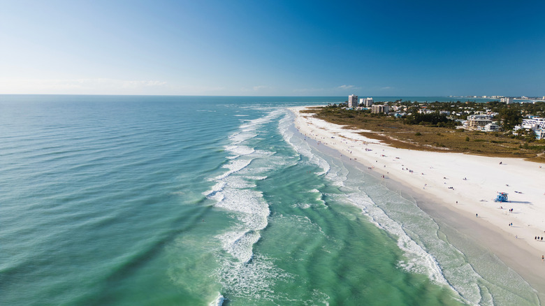 Siesta Key from above