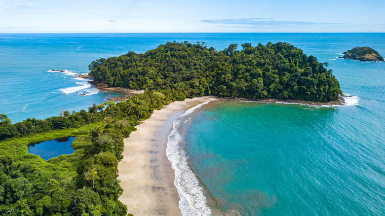 Manuel Antonio National Park from above