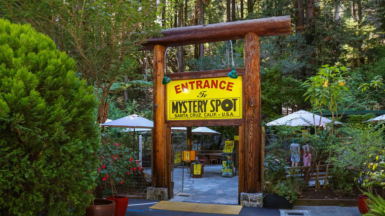 Entrance to the Mystery Spot in Santa Cruz