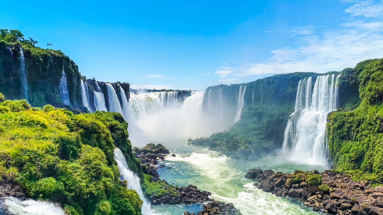 Foz do Iguacu Iguazu Falls waterfall, Brazil