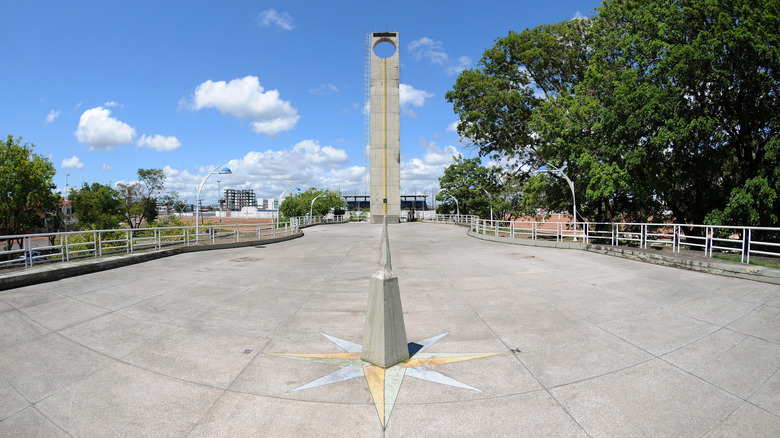 Shot of the Marco Zero tourist monument