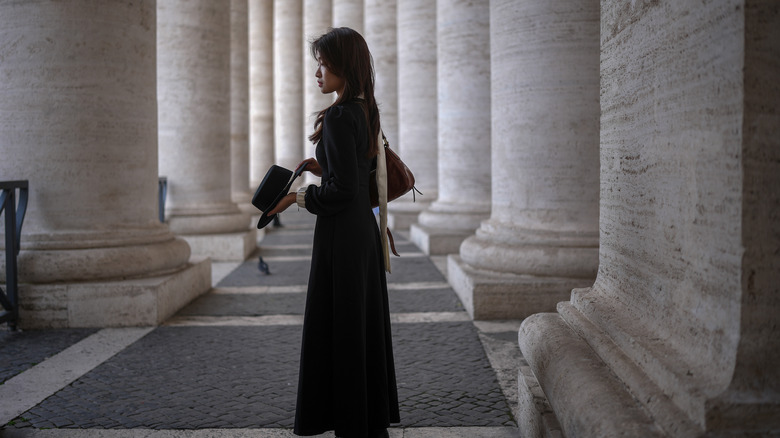woman at Vatican