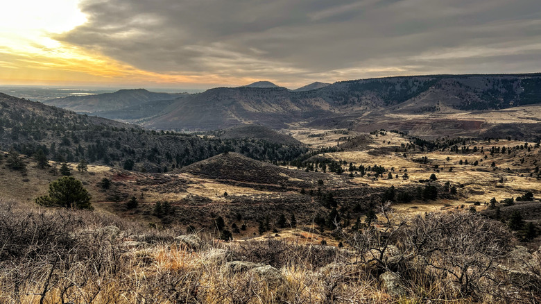 Mountainous landscape of Hall Ranch Open Space