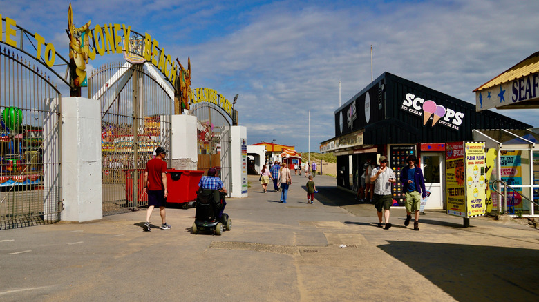 Entrance to the Coney Beach Amusement Park