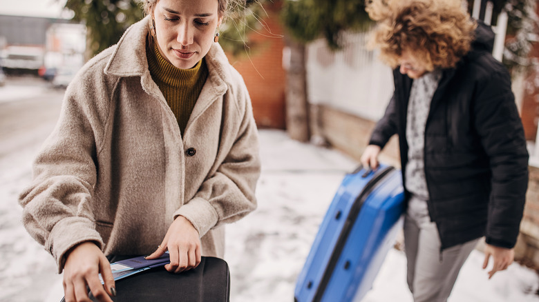 couple packing car before trip