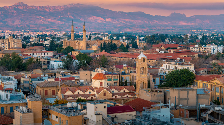 aerial view of Cyprus