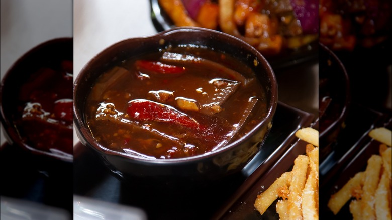 Thai blood soup 