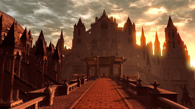 Screenshot of Anor Londo in Dark Souls