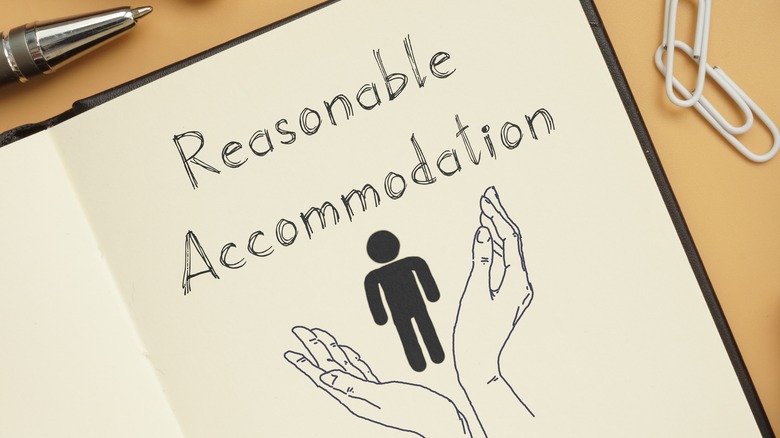 Picture saying reasonable accommodation