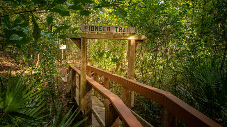 Entrance to Pioneer Trail in Clay County, FL