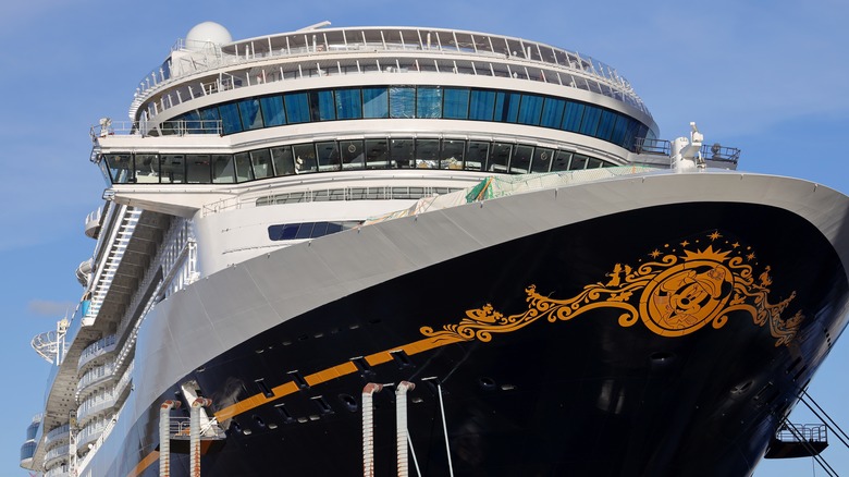 Disney cruise ship at port