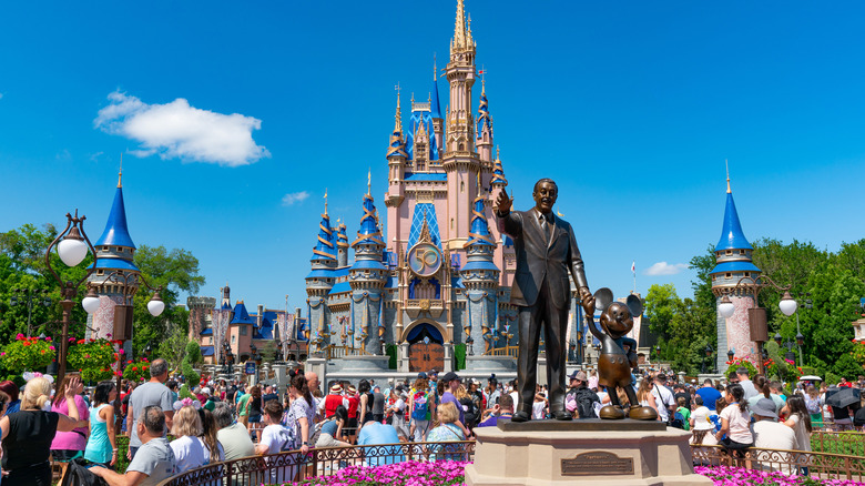 visitors at Magic Kingdom