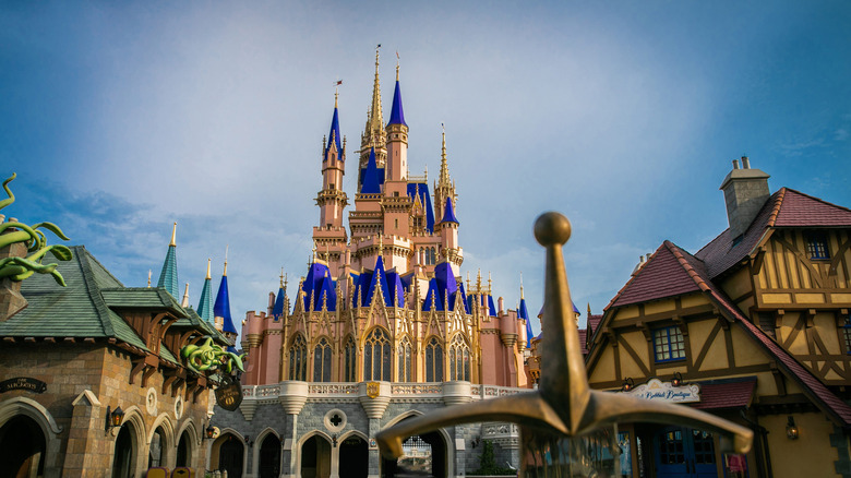 The Cinderella Castle inside Magic Kingdom Park.