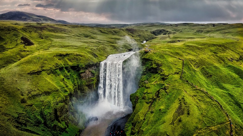 view of icelandic countryside