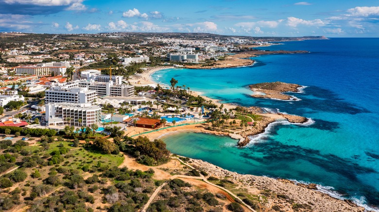 Ariel view of Cyprus