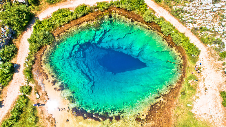 Aerial view of Izvor Cetine