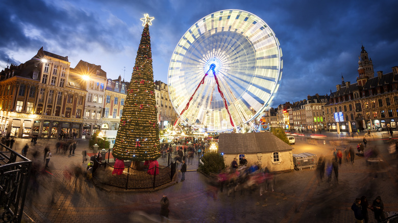 Grand Place during Christmas