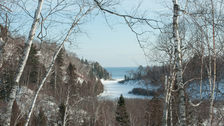 Lake Superior in winter