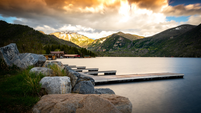 Sunset at Grand Lake, Colorado